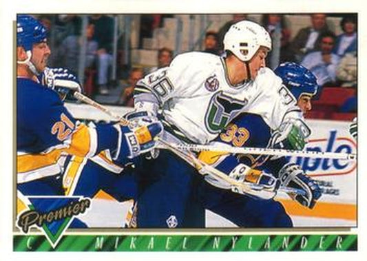 #99 Mikael Nylander - Hartford Whalers - 1993-94 O-Pee-Chee Premier Hockey