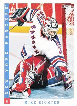 #99 Mike Richter - New York Rangers - 1993-94 Score Canadian Hockey
