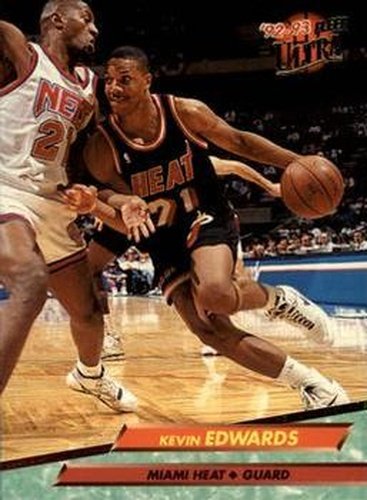 #99 Kevin Edwards - Miami Heat - 1992-93 Ultra Basketball