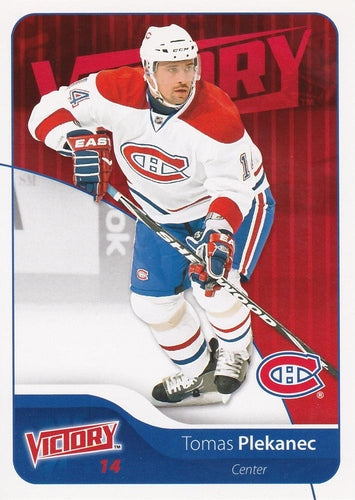 #99 Tomas Plekanec - Montreal Canadiens - 2011-12 Upper Deck Victory Hockey