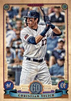 #99b Christian Yelich - Milwaukee Brewers - 2019 Topps Gypsy Queen Baseball