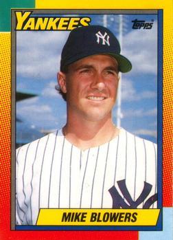 #9T Mike Blowers - New York Yankees - 1990 Topps Traded Baseball