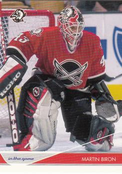 #9 Martin Biron - Buffalo Sabres - 2003-04 In The Game Toronto Star Hockey