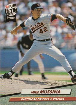 #9 Mike Mussina - Baltimore Orioles - 1992 Ultra Baseball