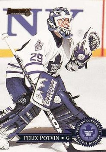 #9 Felix Potvin - Toronto Maple Leafs - 1995-96 Donruss Hockey