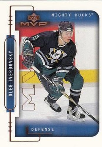 #9 Oleg Tverdovsky - Anaheim Mighty Ducks - 1999-00 Upper Deck MVP Hockey