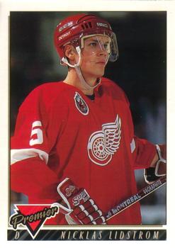 #9 Nicklas Lidstrom - Detroit Red Wings - 1993-94 O-Pee-Chee Premier Hockey