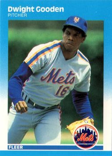 #9 Dwight Gooden - New York Mets - 1987 Fleer Baseball