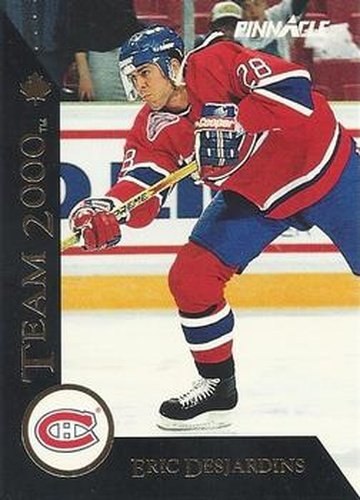 #9 Eric Desjardins - Montreal Canadiens - 1992-93 Pinnacle Canadian Hockey - Team 2000