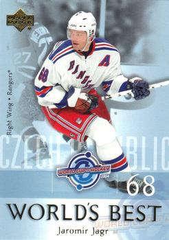 #WB9 Jaromir Jagr - New York Rangers - 2004-05 Upper Deck Hockey - World's Best