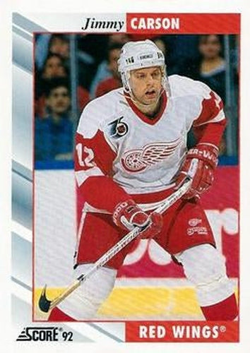 #9 Jimmy Carson - Detroit Red Wings - 1992-93 Score USA Hockey