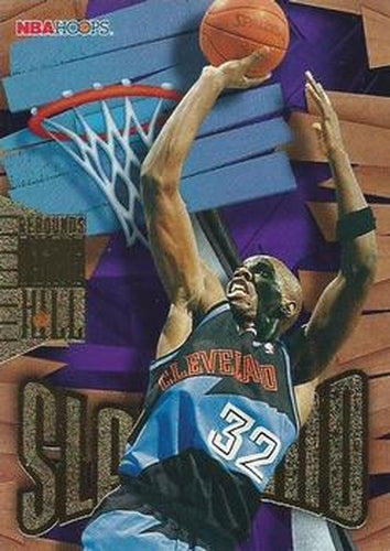 #9 Tyrone Hill - Cleveland Cavaliers - 1995-96 Hoops Basketball - Slamland
