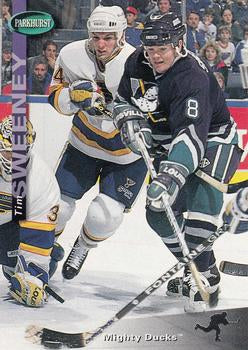 #9 Tim Sweeney - Anaheim Mighty Ducks - 1994-95 Parkhurst Hockey