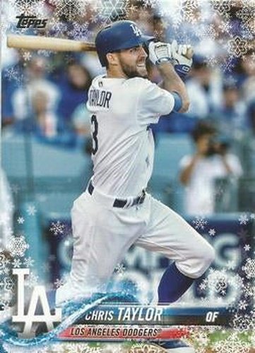 #HMW9 Chris Taylor - Los Angeles Dodgers - 2018 Topps Holiday Baseball