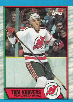 #9 Tom Kurvers - New Jersey Devils - 1989-90 Topps Hockey