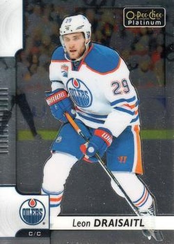 #9 Leon Draisaitl - Edmonton Oilers - 2017-18 O-Pee-Chee Platinum Hockey