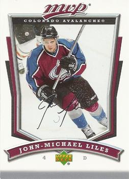 #9 John-Michael Liles - Colorado Avalanche - 2007-08 Upper Deck MVP Hockey