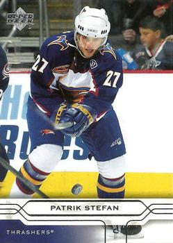 #9 Patrik Stefan - Atlanta Thrashers - 2004-05 Upper Deck Hockey