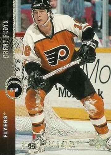 #9 Brent Fedyk - Philadelphia Flyers - 1994-95 Upper Deck Hockey - Electric Ice
