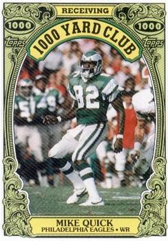 #9 Mike Quick - Philadelphia Eagles - 1986 Topps Football - 1000 Yard Club