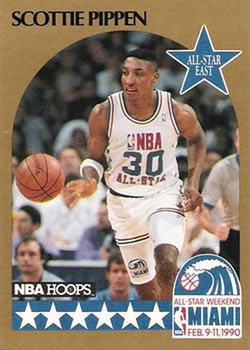#9 Scottie Pippen - Chicago Bulls - 1990-91 Hoops Basketball