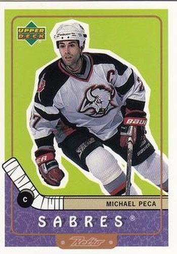 #9 Michael Peca - Buffalo Sabres - 1999-00 Upper Deck Retro Hockey
