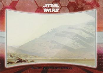 #9 Ship Graveyard - 2015 Topps Star Wars The Force Awakens - Locations