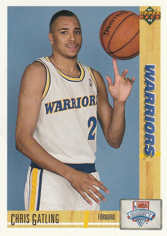 #9 Chris Gatling - Golden State Warriors - 1991-92 Upper Deck Basketball