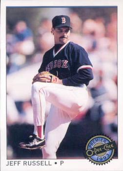 #9 Jeff Russell - Boston Red Sox - 1993 O-Pee-Chee Premier Baseball