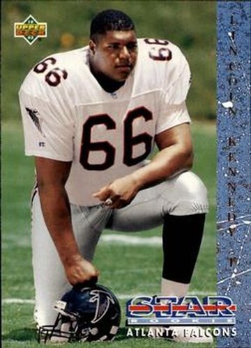 #9 Lincoln Kennedy - Atlanta Falcons - 1993 Upper Deck Football