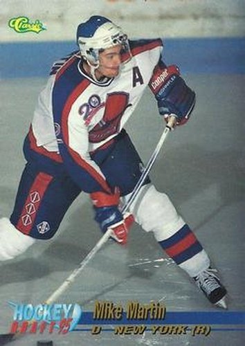 #9 Mike Martin - New York Rangers - 1995 Classic Hockey