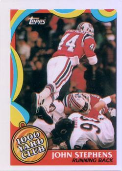 #9 John Stephens - New England Patriots - 1989 Topps Football - 1000 Yard Club