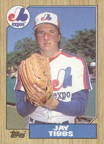 #9 Jay Tibbs - Montreal Expos - 1987 Topps Baseball
