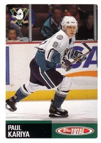 #9 Paul Kariya - Anaheim Mighty Ducks - 2002-03 Topps Total Hockey