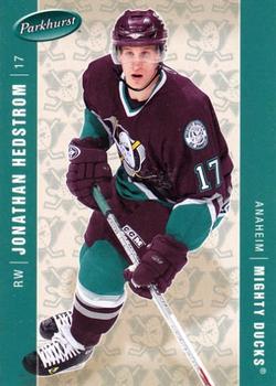 #9 Jonathan Hedstrom - Anaheim Mighty Ducks - 2005-06 Parkhurst Hockey