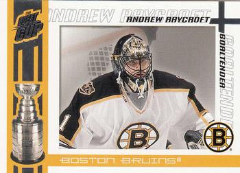 #9 Andrew Raycroft - Boston Bruins - 2003-04 Pacific Quest for the Cup Hockey