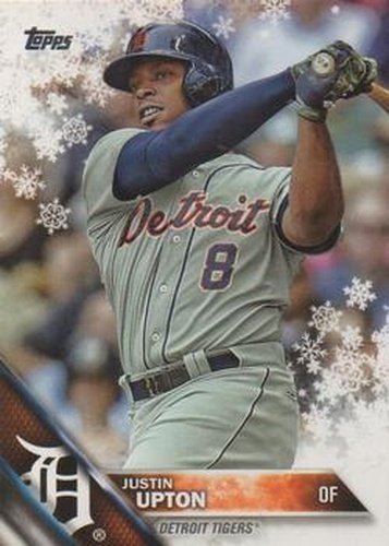#HMW9 Justin Upton - Detroit Tigers - 2016 Topps Holiday Baseball