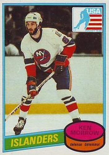 #9 Ken Morrow - New York Islanders - 1980-81 O-Pee-Chee Hockey