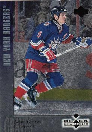 #9 Adam Graves - New York Rangers - 1996-97 Upper Deck Black Diamond Hockey