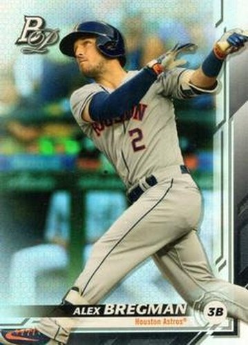 #9 Alex Bregman - Houston Astros - 2019 Bowman Platinum Baseball