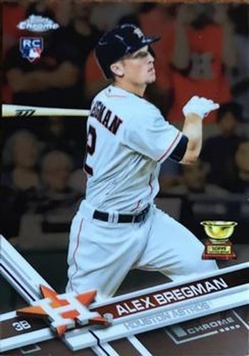 #9 Alex Bregman - Houston Astros - 2017 Topps Chrome Baseball