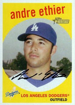 #9 Andre Ethier - Los Angeles Dodgers - 2008 Topps Heritage Baseball