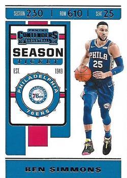 #9 Ben Simmons - Philadelphia 76ers - 2019-20 Panini Contenders Basketball