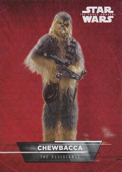 #9 Chewbacca - 2015 Topps Star Wars The Force Awakens - Stickers