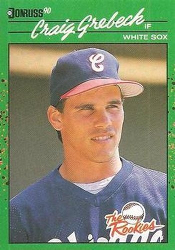 #9 Craig Grebeck - Chicago White Sox - 1990 Donruss The Rookies Baseball
