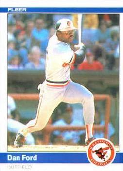 #9 Dan Ford - Baltimore Orioles - 1984 Fleer Baseball