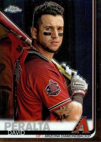 #9 David Peralta - Arizona Diamondbacks - 2019 Topps Chrome Baseball