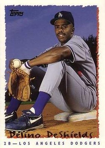 #9 Delino DeShields - Los Angeles Dodgers - 1995 Topps Baseball