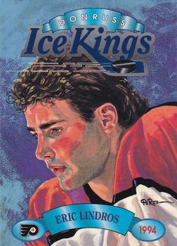 #9 Eric Lindros - Philadelphia Flyers - 1993-94 Donruss - Ice Kings Hockey