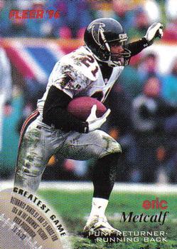#9 Eric Metcalf - Atlanta Falcons - 1996 Fleer Football